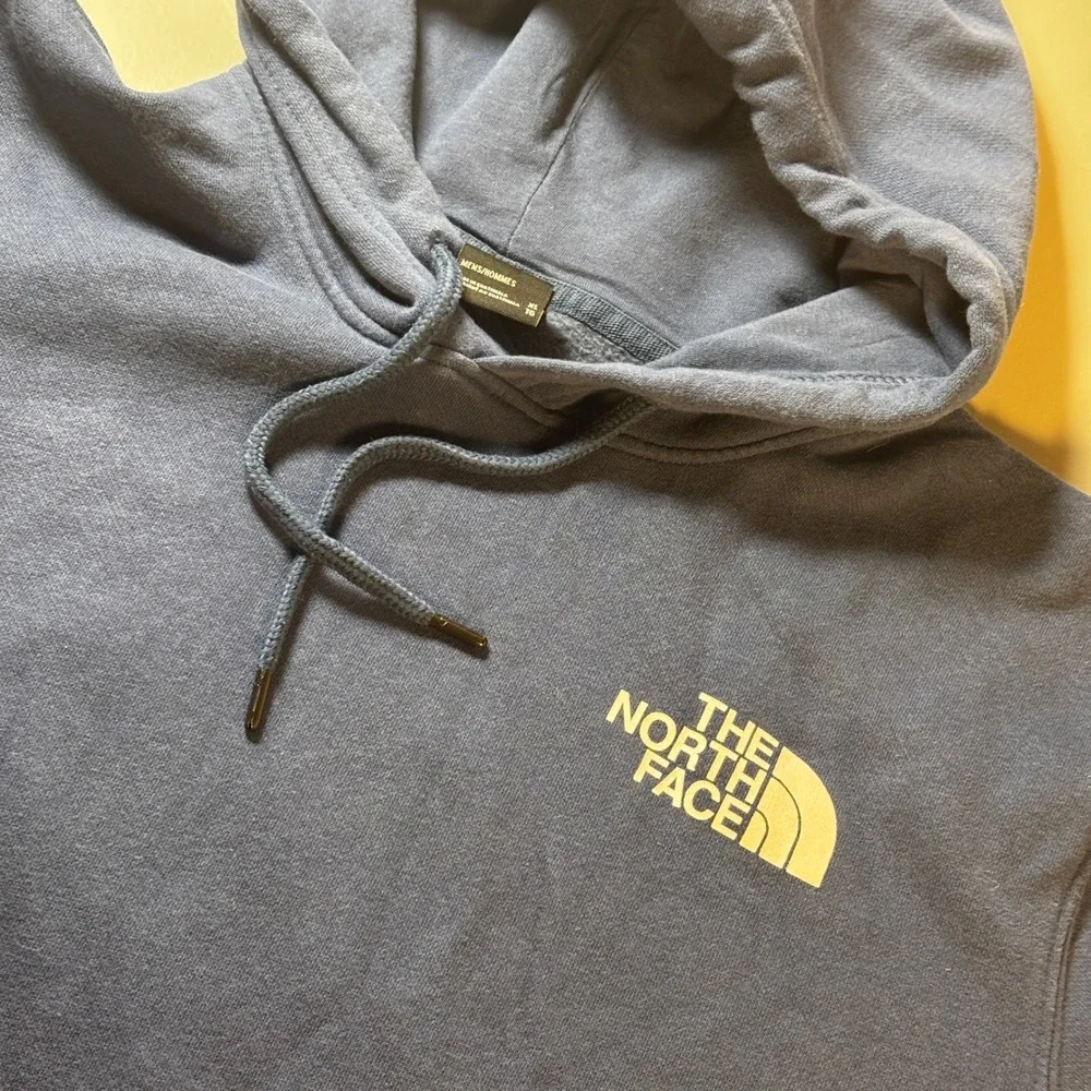 The North Face Hoodie Mens XL Blue‎ Sweatshirt Pullover Never Stop Exploring